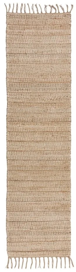 Covor în culoare naturală tip traversă 60x230 cm Levi – Flair Rugs