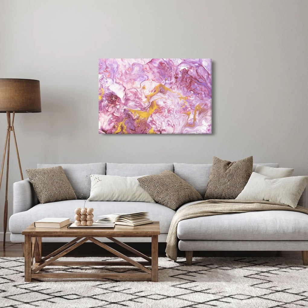 Tablou - Abstract roz (90x60 cm)