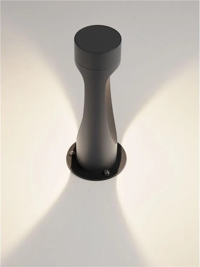 Stalp exterior IP65 LED ROW antracit H-30cm