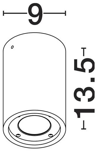 Plafoniera, Spot din ciment pentru exterior IP65 Par