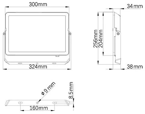 Proiector LED de exterior PROJECTLINE LED/100W/230V IP65 3000K Philips
