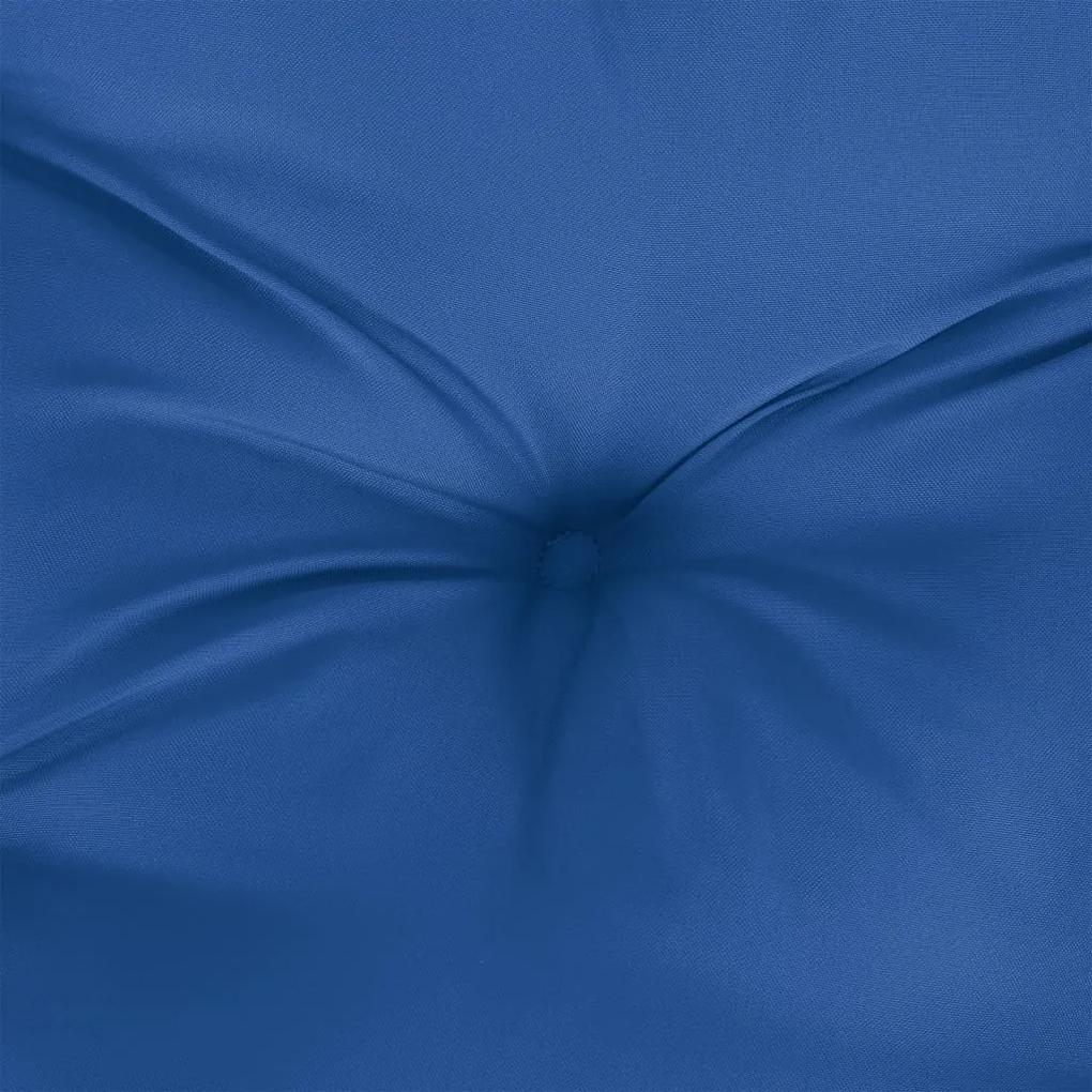 Perne canapea din paleti , 2 buc., albastru regal 2, Albastru regal, 80 x 80 x 10 cm