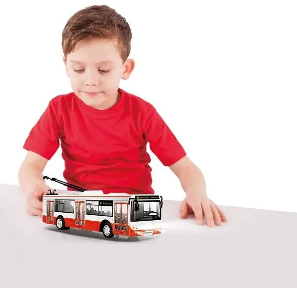 Troleibuz vorbitor pentru copii