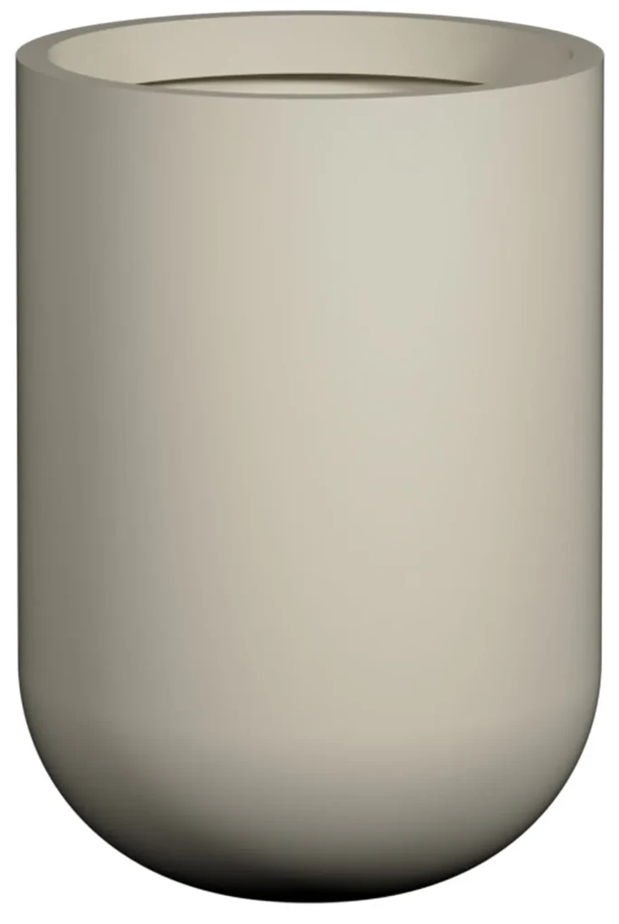Ghiveci de flori Zenith, alb matasos, dimensiuni multiple - Ghivece ceramice mărimea: L - ⌀ 49,1, h. 69,3 cm
