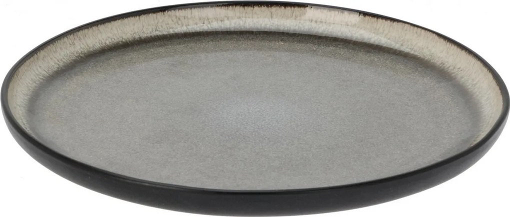 Farfurie plată din gresie Moss, diametru 26 cm