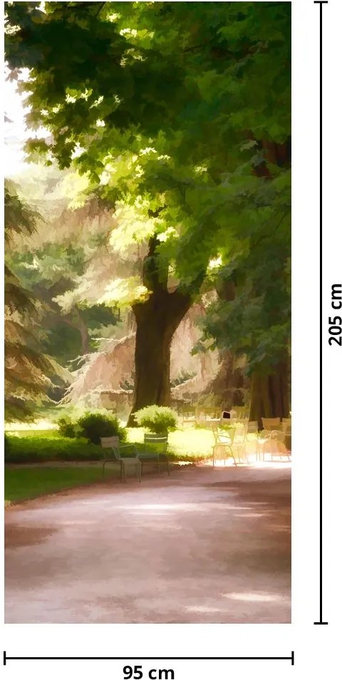 Fototapet pentru ușă - Parc (95x205cm)