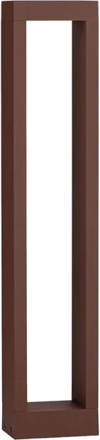 Stalp exterior LED 3000K IP65 DOLIX corten, H-60cm