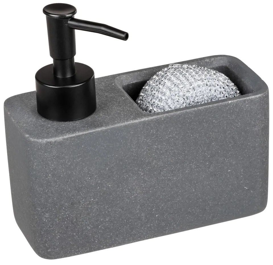 Dozator de săpun gri din polirășină 0,15 l Woya - Wenko