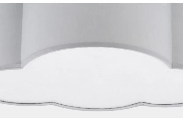 Plafonieră pentru copii CLOUD MINI 2xE27/15W/230V gri