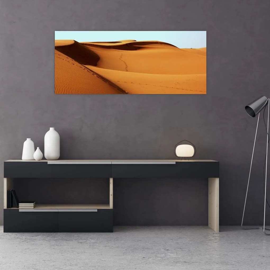Tablou - Pași în deșert (120x50 cm)