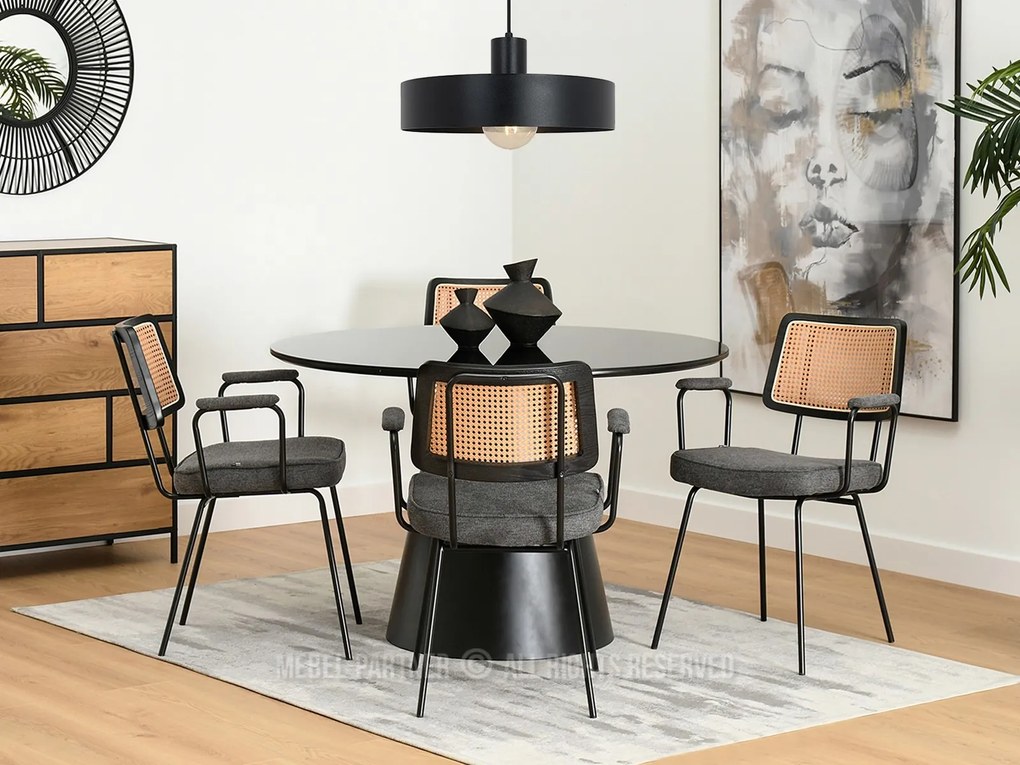 Scaun Cleo (grafit + negru). 1110977