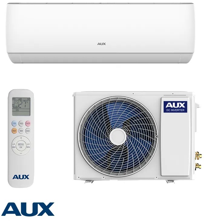 Aparat de aer conditionat inverter AUX J-Smart ASW-H12C5C4/JOR3DI-B8, 12000 BTU, 23 m², A++, Wi-Fi, R-32, Alb