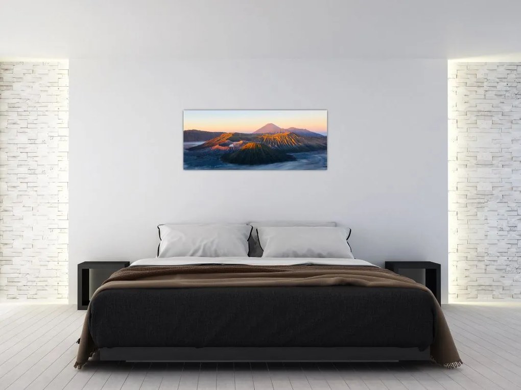 Tablou cu muntele Bromo în Indonesia (120x50 cm)