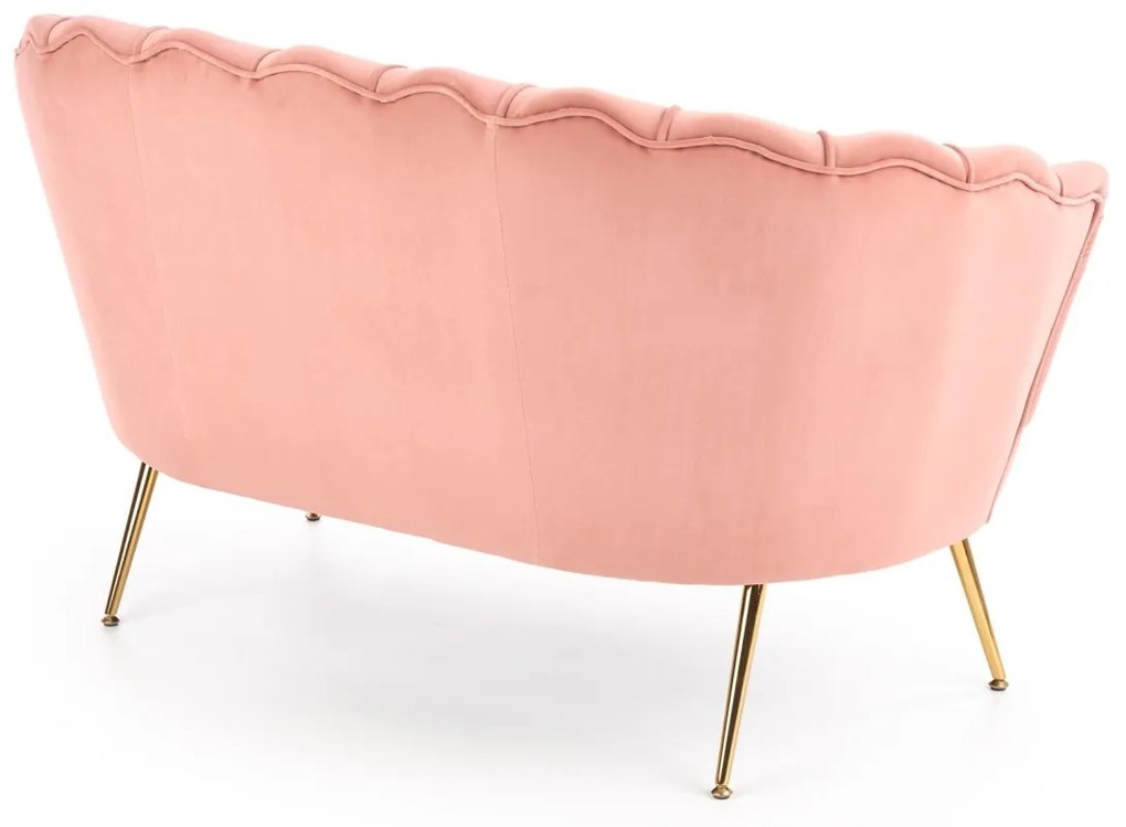Canapea fixa Amorinito XL velvet roz