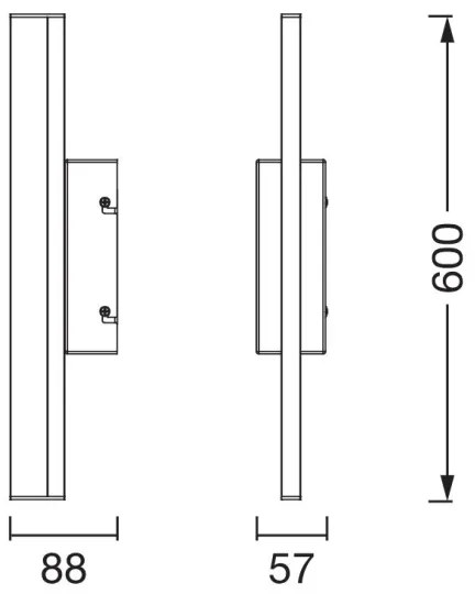 Osram - Iluminare LED reglabilă pentru oglindă ORBIS MIRROR LED/10W/230V 60 cm IP44