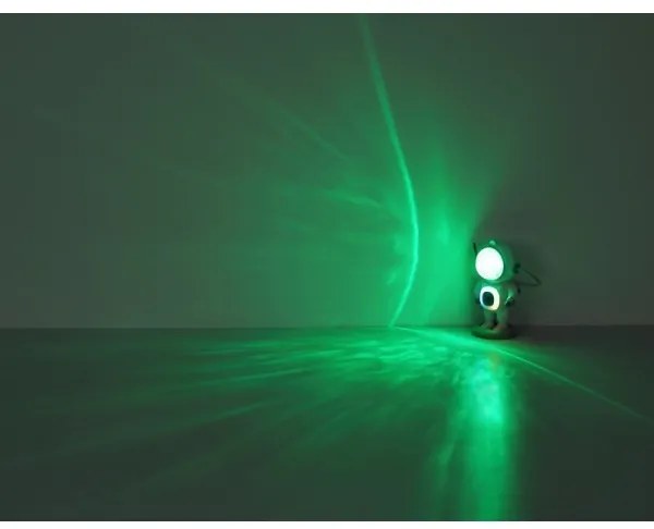 Lampă LED RGB de masă Globo 28084 COSMO LED/6W/5V alb astronaut