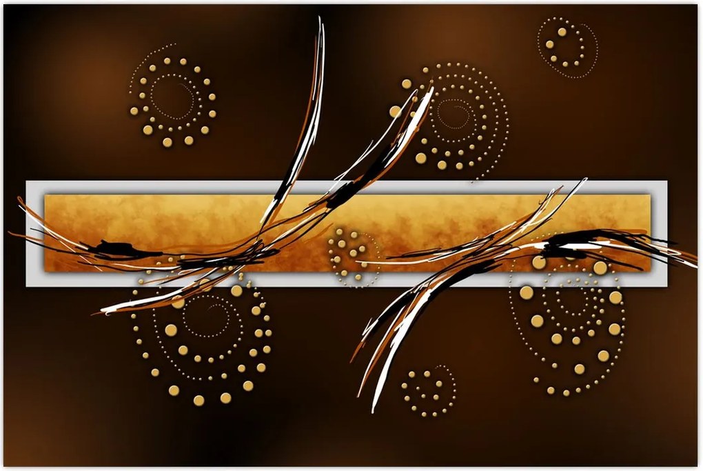Tablou abstracției - Fluturi (90x60 cm)
