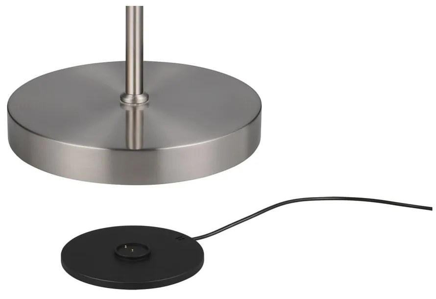 Lampadar argintiu LED (înălțime 160 cm) Moreno – Trio