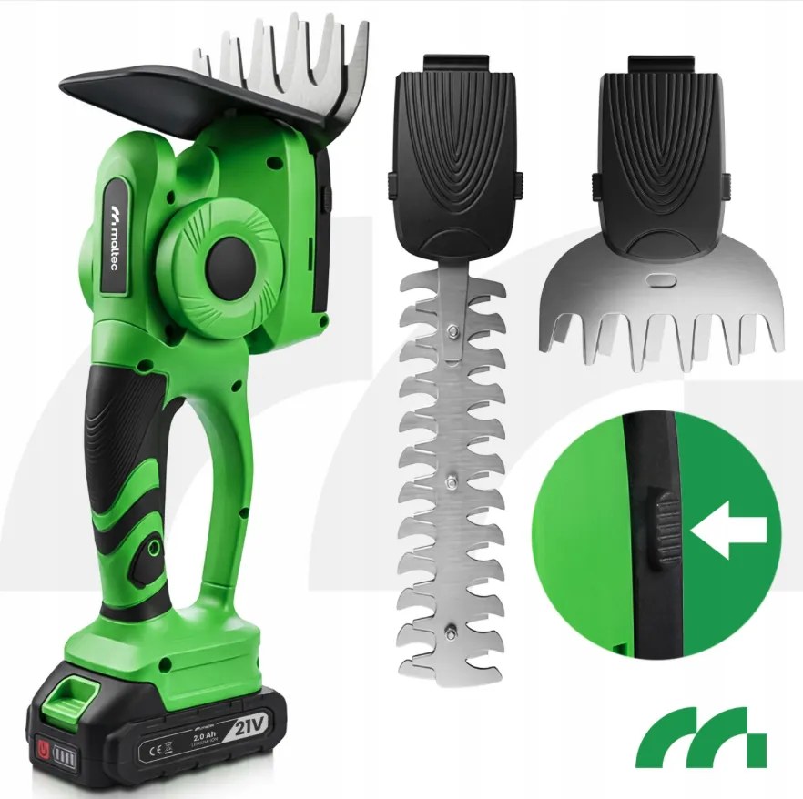 Foarfece de iarbă fără fir și tăietor de gard viu 2in1 MASTERHEDGE-500W