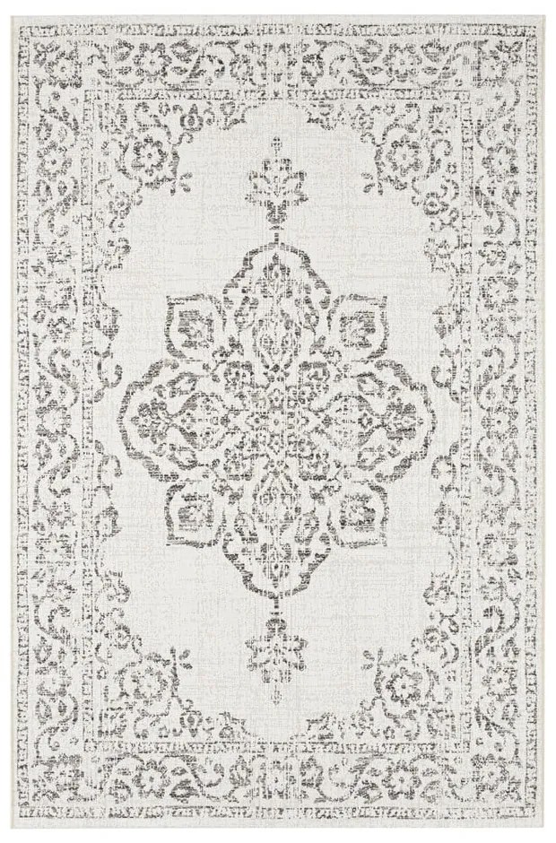 Covor de exterior NORTHRUGS Tilos, 120 x 170 cm, gri - crem