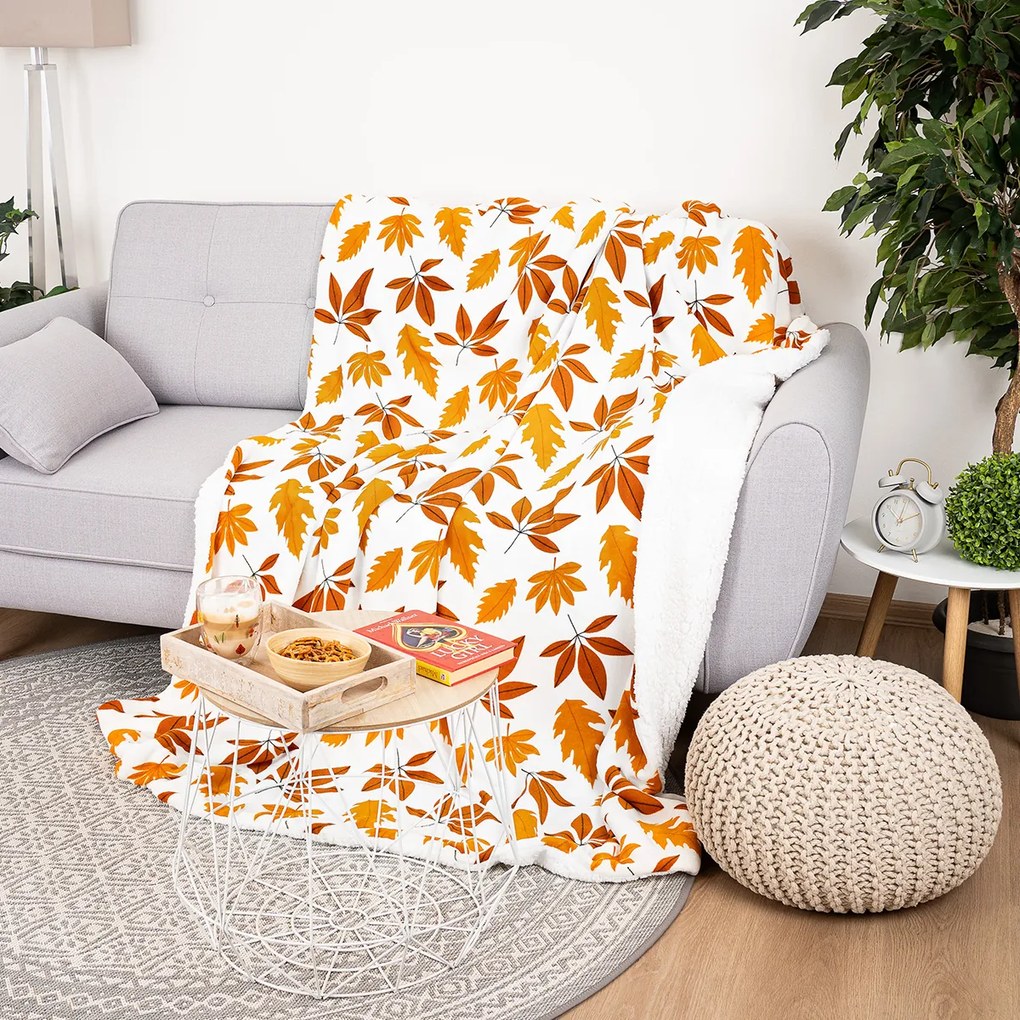 Pătură imitație blăniță 4Home Autumn Whisper, 150 x 200 cm