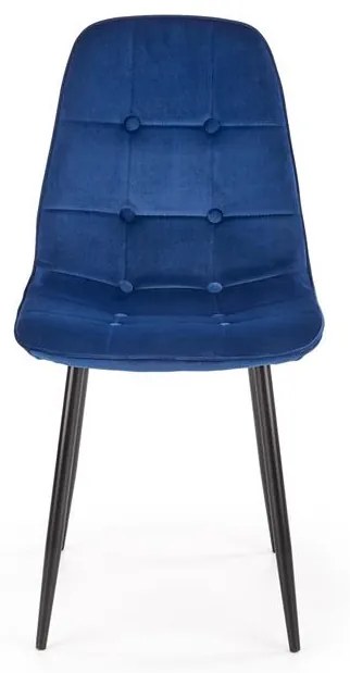 Set 6 scaune K417 velvet bleumarin