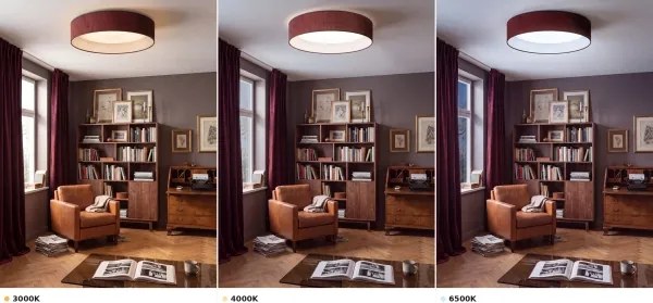 Brilagi - Plafonieră LED VELVET VARI LED/24W/230V CCT Ø 45 cm vișiniu