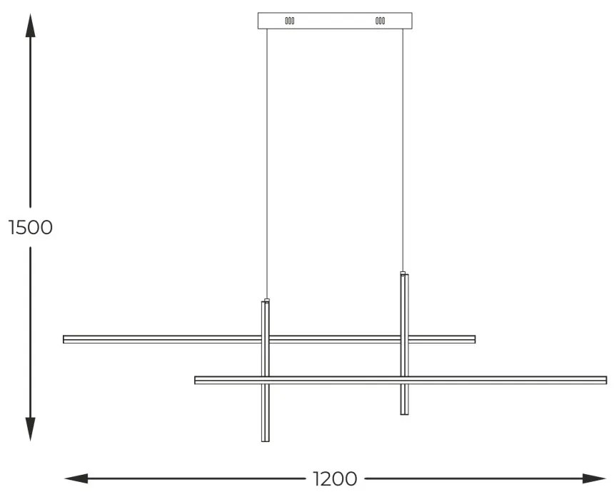 Lustra LED design moderna EDGE