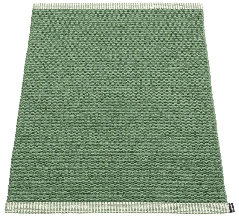 Covor pentru exterior și interior verde 60x85 cm Mono Leaf Oregano – Pappelina
