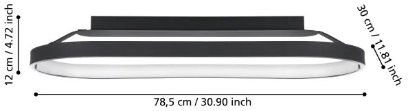 Plafonieră LED dimabilă CODRIALES LED/27W/230V Eglo 900631