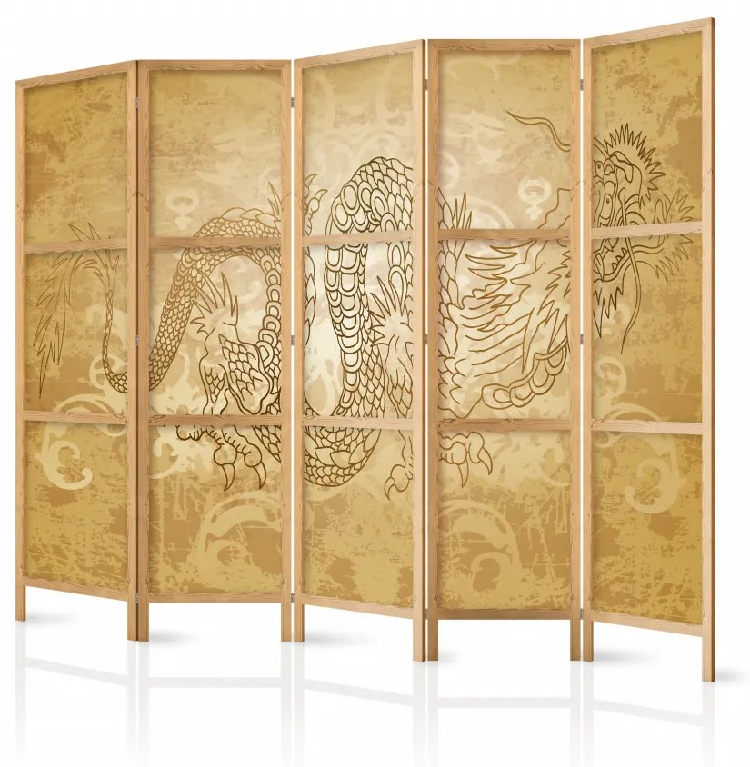 Paravan japonez - Japanese Style: Dragon II [Room Dividers]