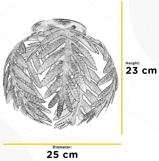 Plafonieră ONLI FELCE 1xE27/22W/230V crem
