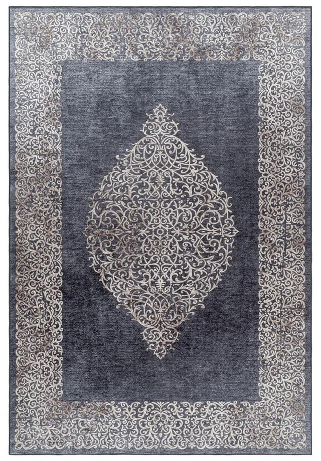 Covor gri antracit lavabil 160x230 cm Fiesta – Ayyildiz Carpets