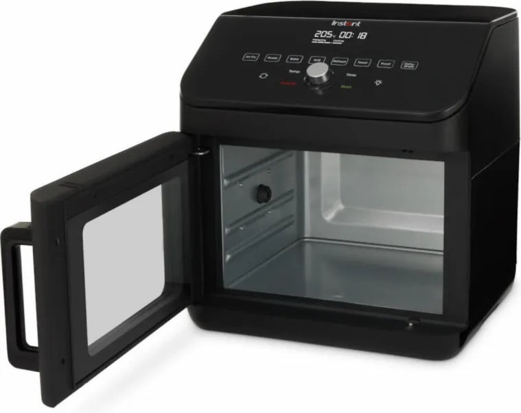 Friteuza/cuptor cu aer cald Instant Pot Vortex Plus Oven 140410101, 1700W, 13 l, 8 programe, Pana la 205°C, EvenCrisp, Negru