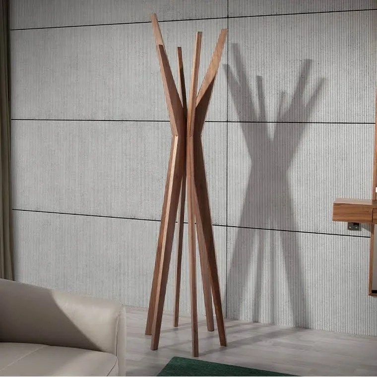 Cuier modern design LUX Walnut