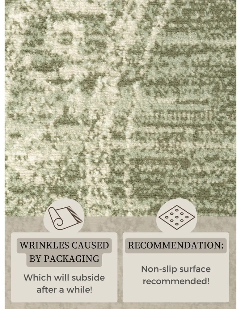 Covor verde rotund ø 160 cm Gloria Lydia – Hanse Home