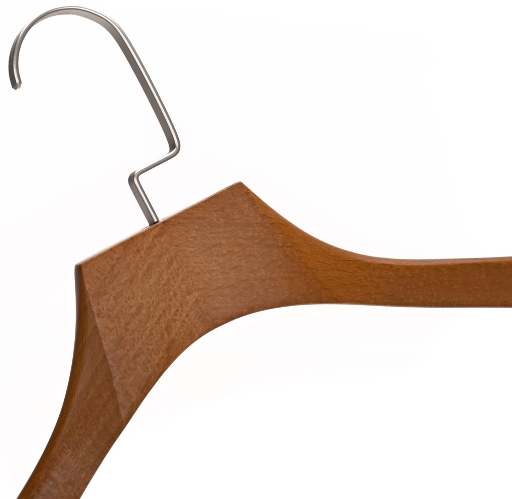 Umeras din lemn cu carlig rotativ, Solid Hanger, UnicUtil, 46.5 x 1.7 x 25.5 cm, Vintage, UUUM59