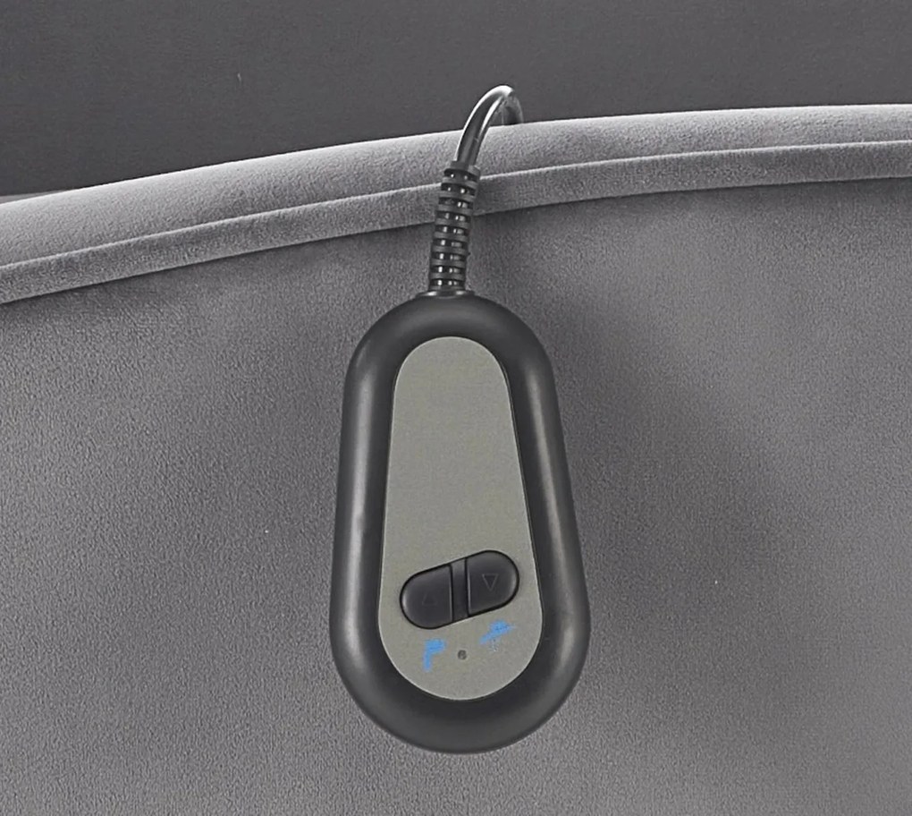 Fotoliu Maroni velvet gri H103 cm