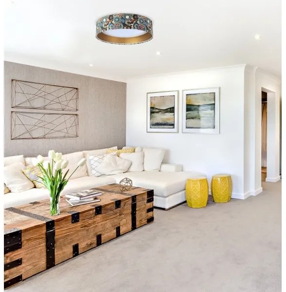 LED lampă SMART GALAXY LED/36W/230V pr. 55 cm Wi-Fi Tuya + telecomandă