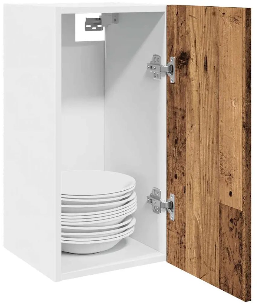 vidaXL Dulap suspendat “Lyon”, lemn vechi, 30x31x60 cm, lemn prelucrat