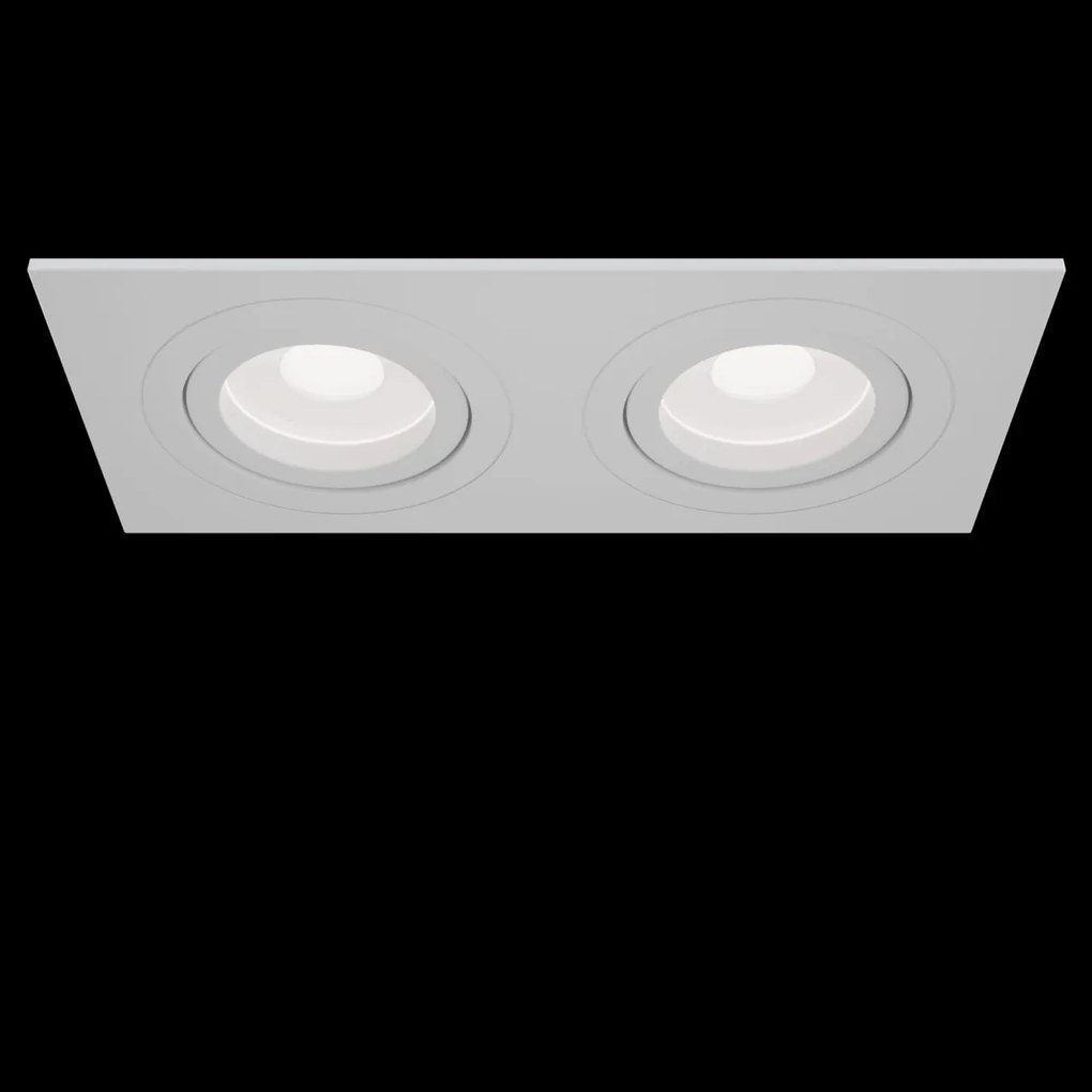 Corp incastrabil cu 2 spoturi directionabile Atom alb MY-DL024-2-02W