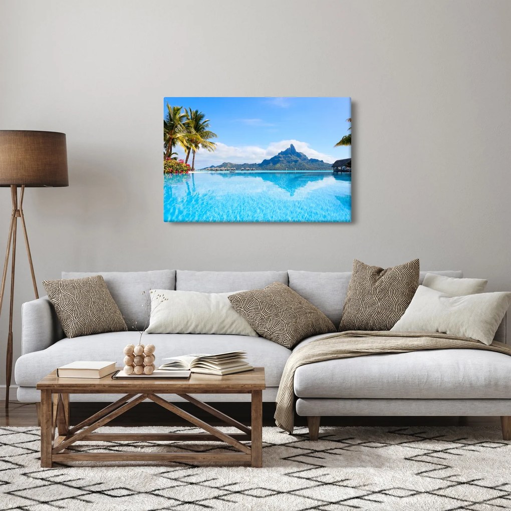 Tablou - Bora-Bora, Polinezia Franceză (90x60 cm)