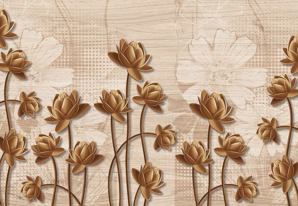 Fototapet - Flori abstract (147x102 cm)