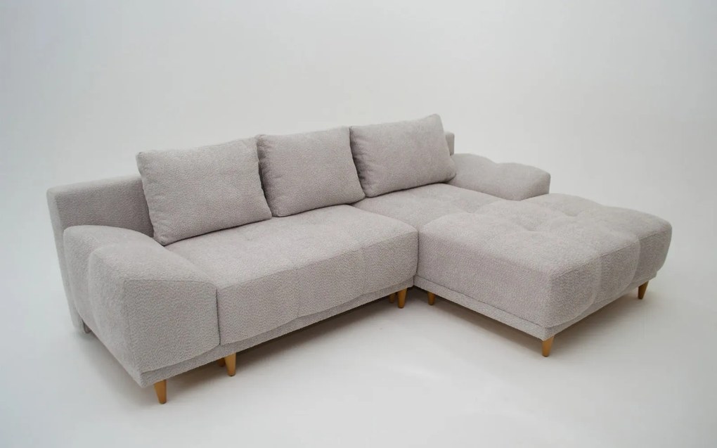 Coltar lemn masiv Odo Extensibil, 273 × 176 × 75 cm - Stânga