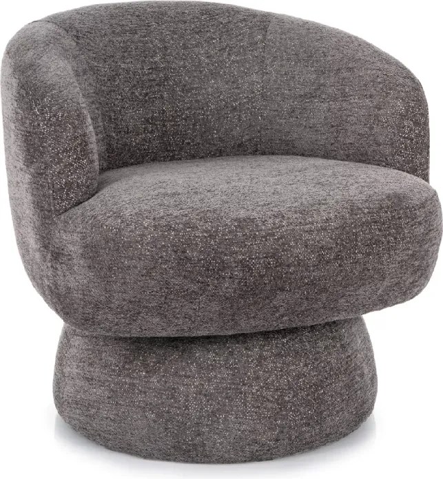 Fotoliu design rotativ COSMIC RAVEN, gri