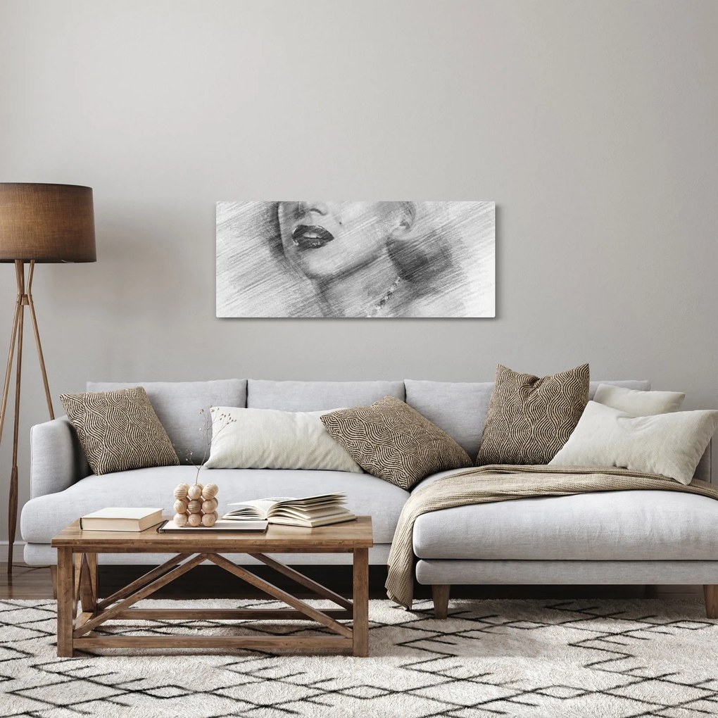 Tablou - Portretul lui Marilyn Monroe (120x50 cm)