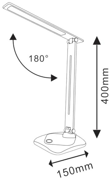 Lampă de masă LED dimabilă tactilă TOLEDO LED/8W/230V 3000-6500K