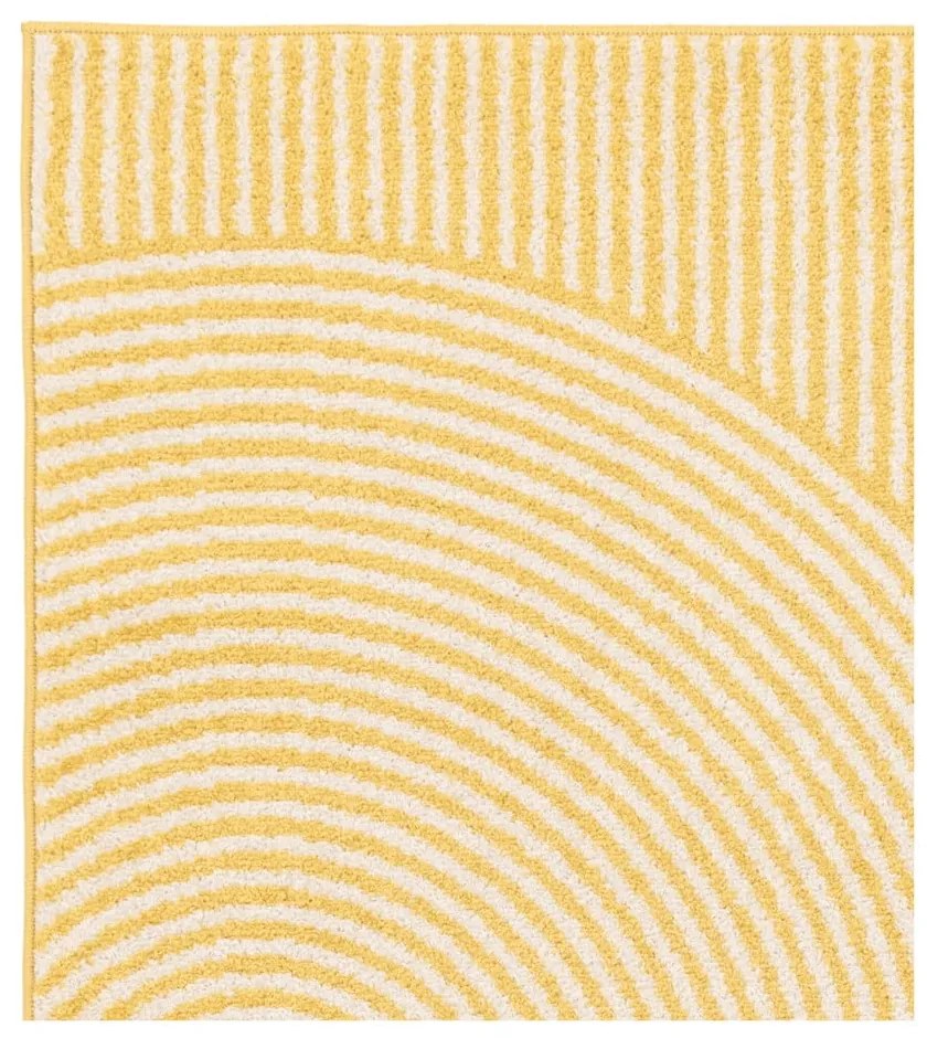 Covor galben 160x230 cm Muse Yellow Geometric – Asiatic Carpets