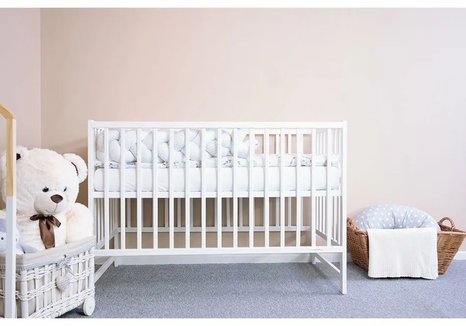 Pătuț New Baby Basic, alb