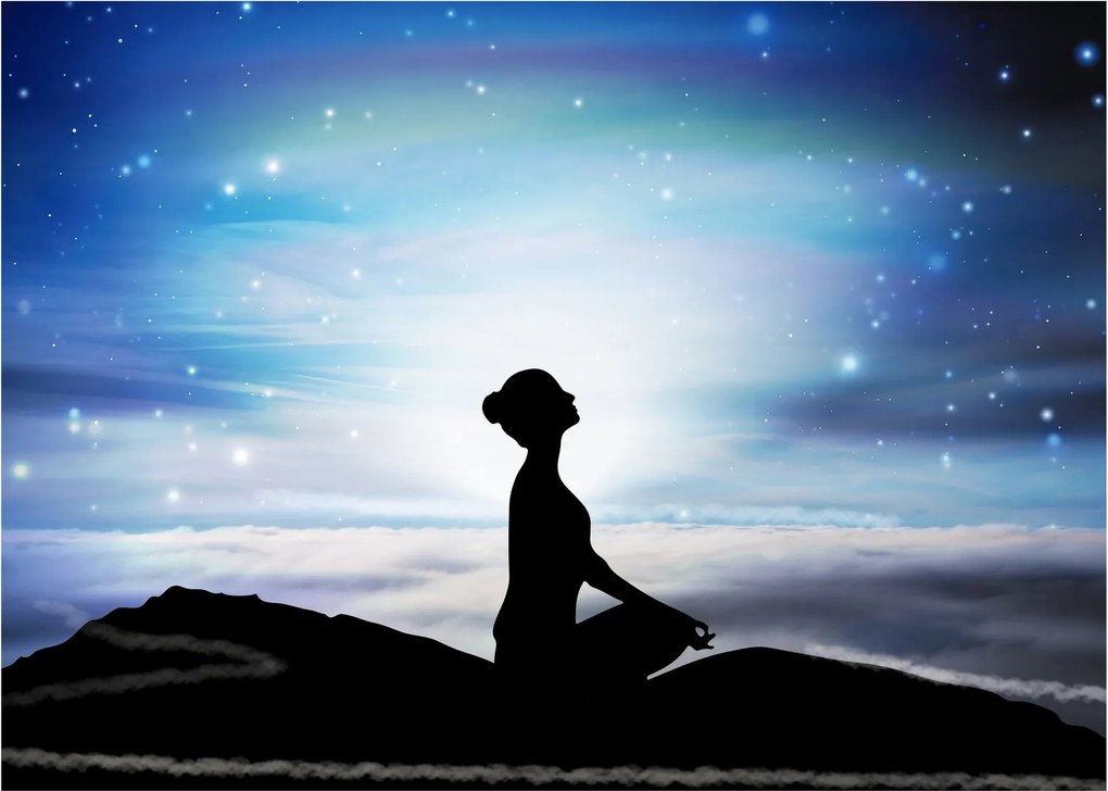Tablou - Femaia meditând (70x50 cm)